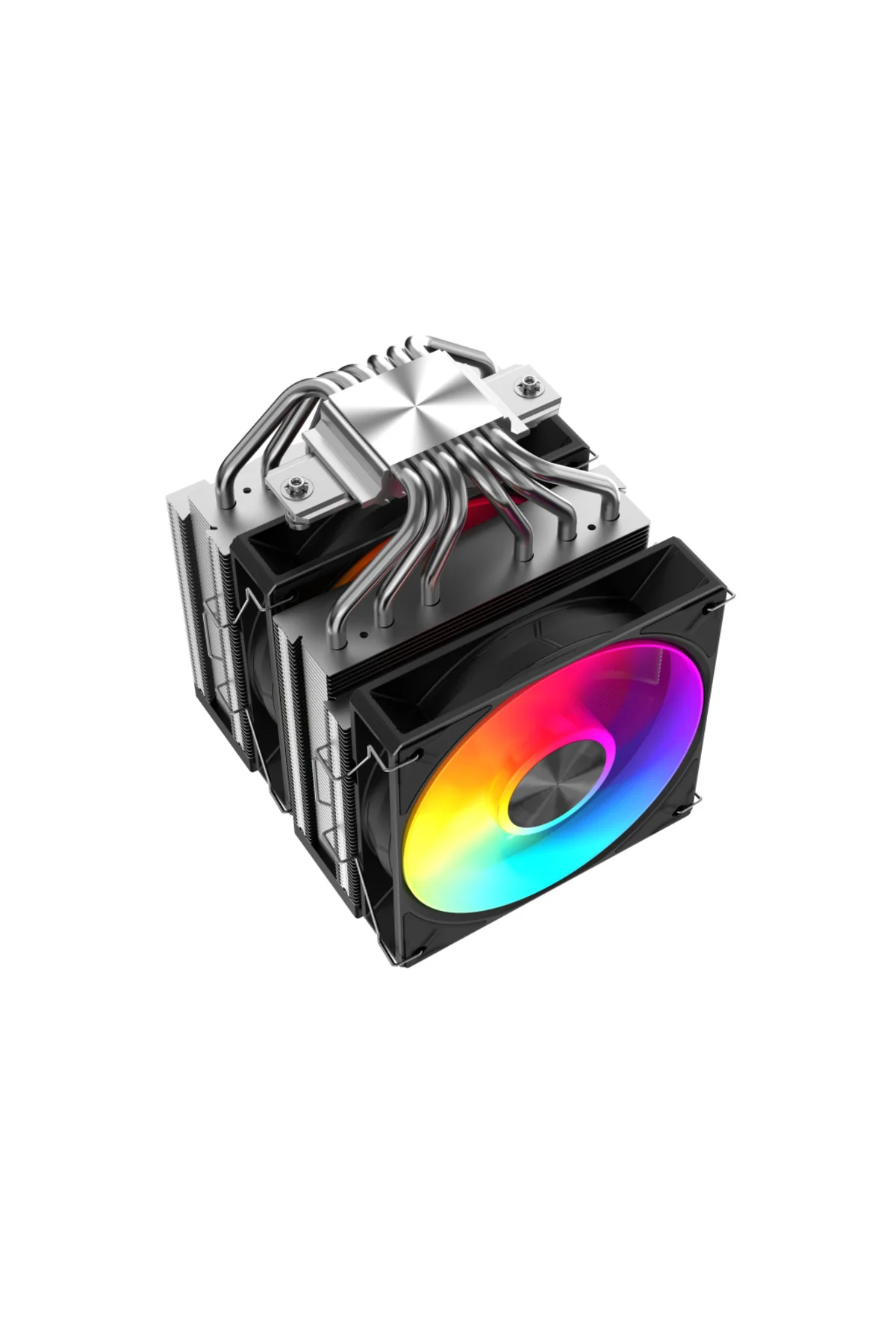 SAMA A60L, Black, 2x120mm ARGB Fan, Kule Tipi Hava Soğutma, 6 adet Gelişmiş Nikel Kaplı Bakır Isı Bo SAMA A60L, Black, 2x120mm ARGB Fan, Kule Tipi Hava Soğutma, 6 adet Gelişmiş Nikel Kaplı Bakır Isı Bo