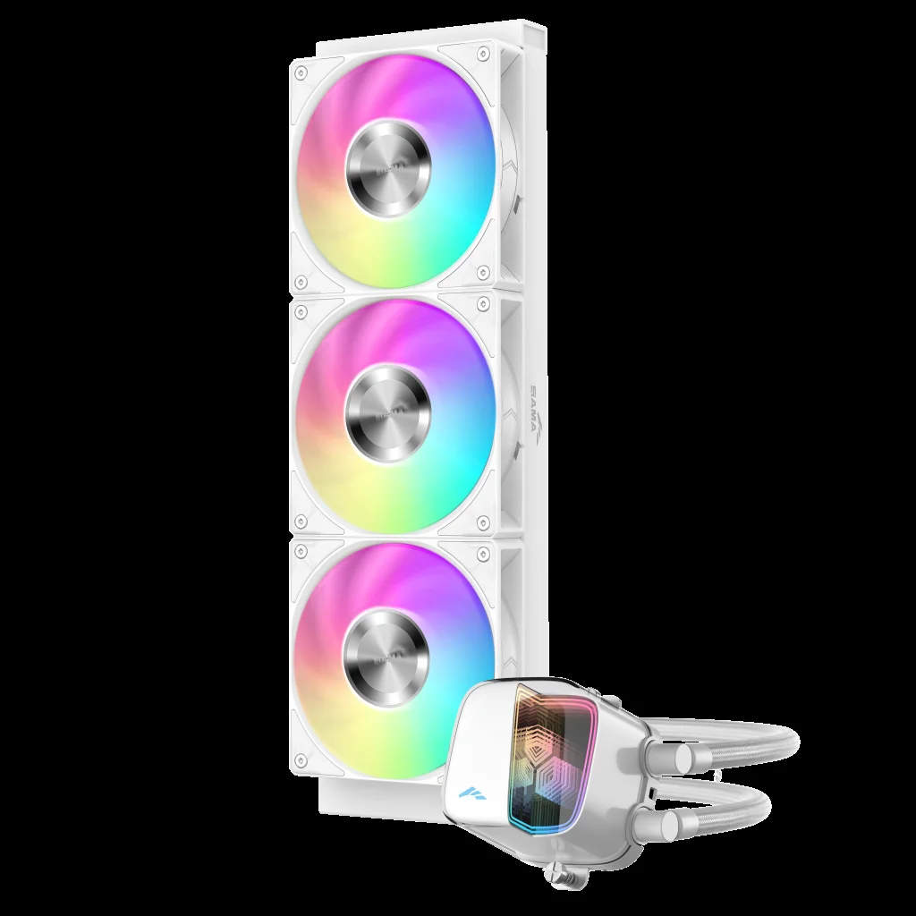 Sama L70 360mm ARGB Sıvı Soğutma - White CPU Soğutma (LGA/AMD Uyumlu)