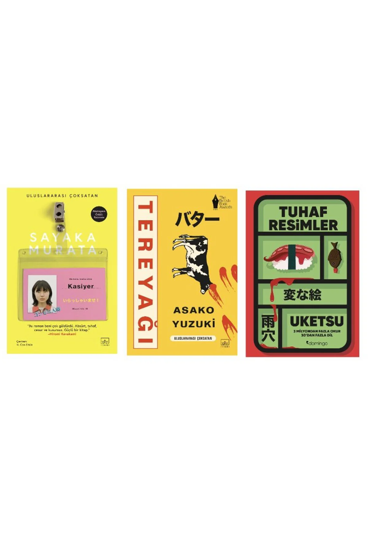 samaka murata + tereyagi + tuhaf resimler=(3kitap)