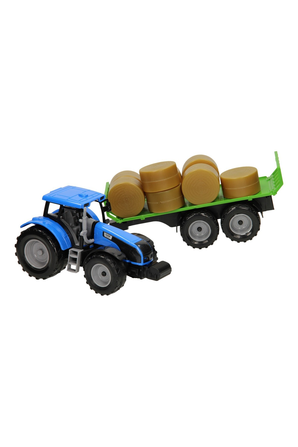 Oyuncak Store Saman Taşiyan Sesli İşikli Remorklu Traktör Çiftçi Traktörü