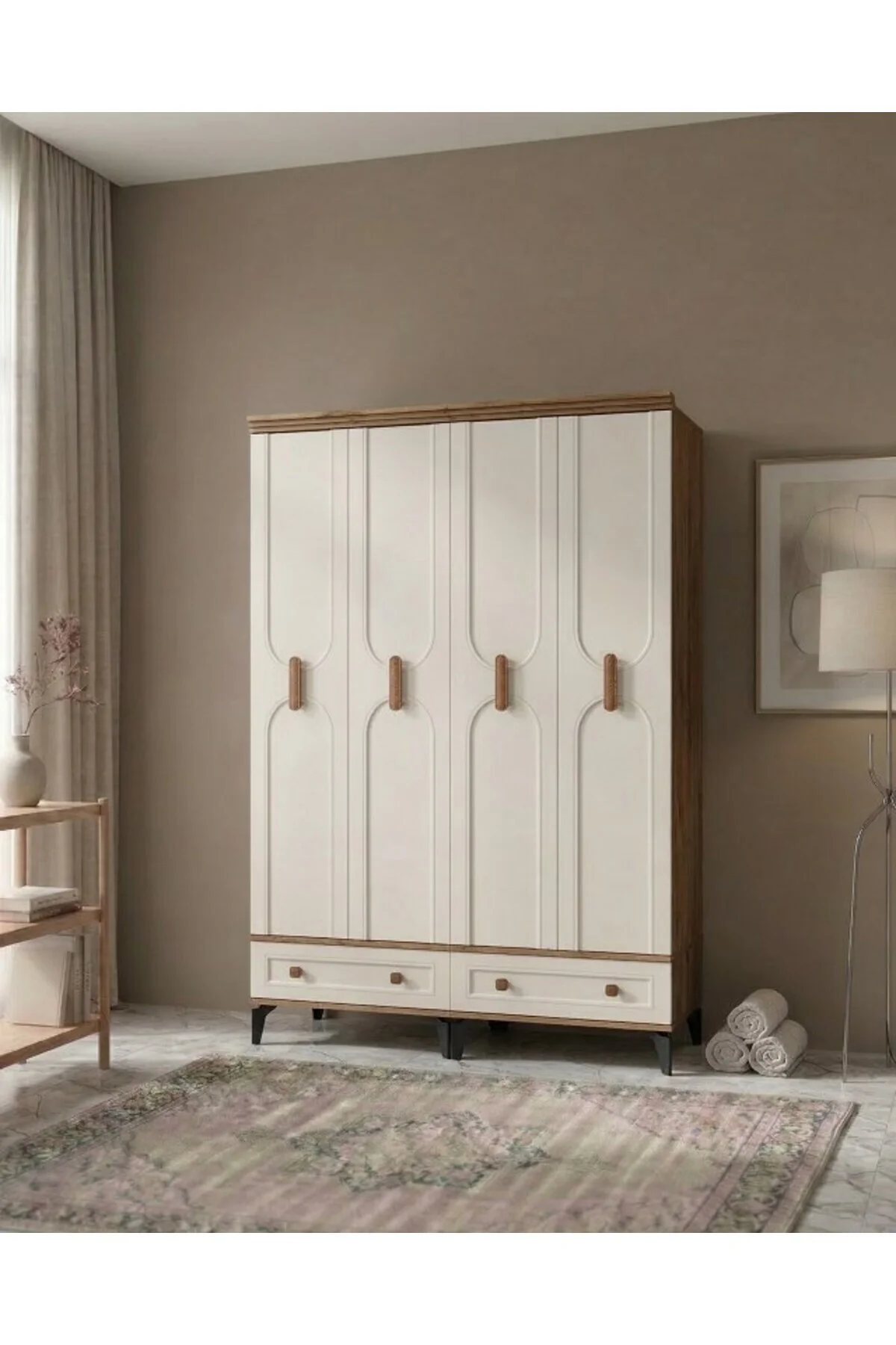 SAMARA MDF 4 KAPILI DOLAP Fiyatı, Yorumları ve Özellikleri