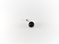 ŞAMBALA HAMUR SWAROVSKİ RENKLİ TAŞ 12 MM GÖBEK PİERCİNG-GBKPR44