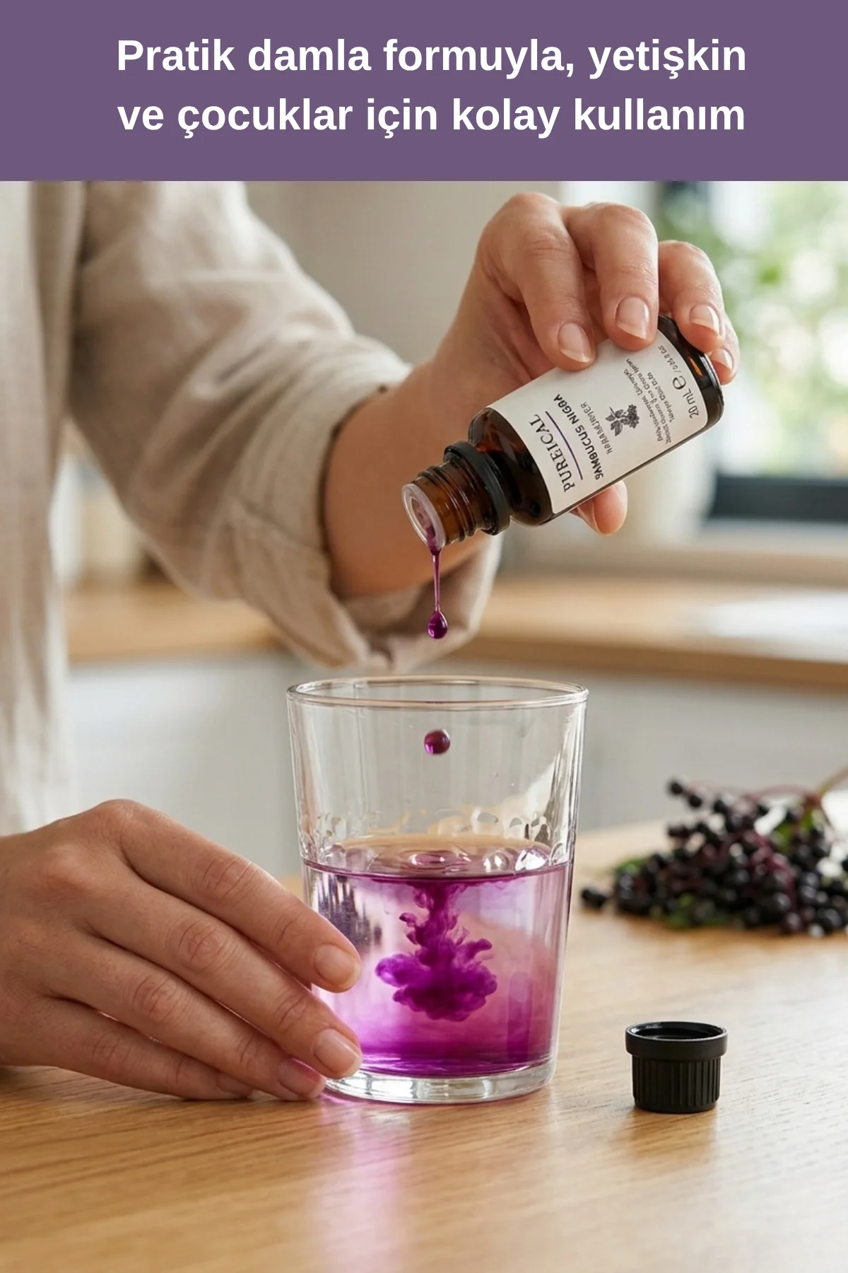 Sambucus Nigra Karamürver Pelargonium Ekinezya Zencefil C Vitamin
