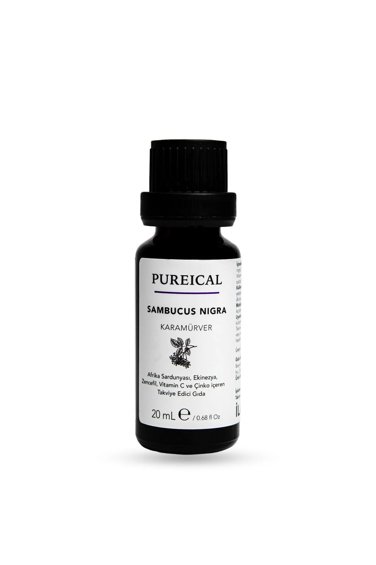 Sambucus Nigra Karamürver Pelargonium Ekinezya Zencefil C Vitamin