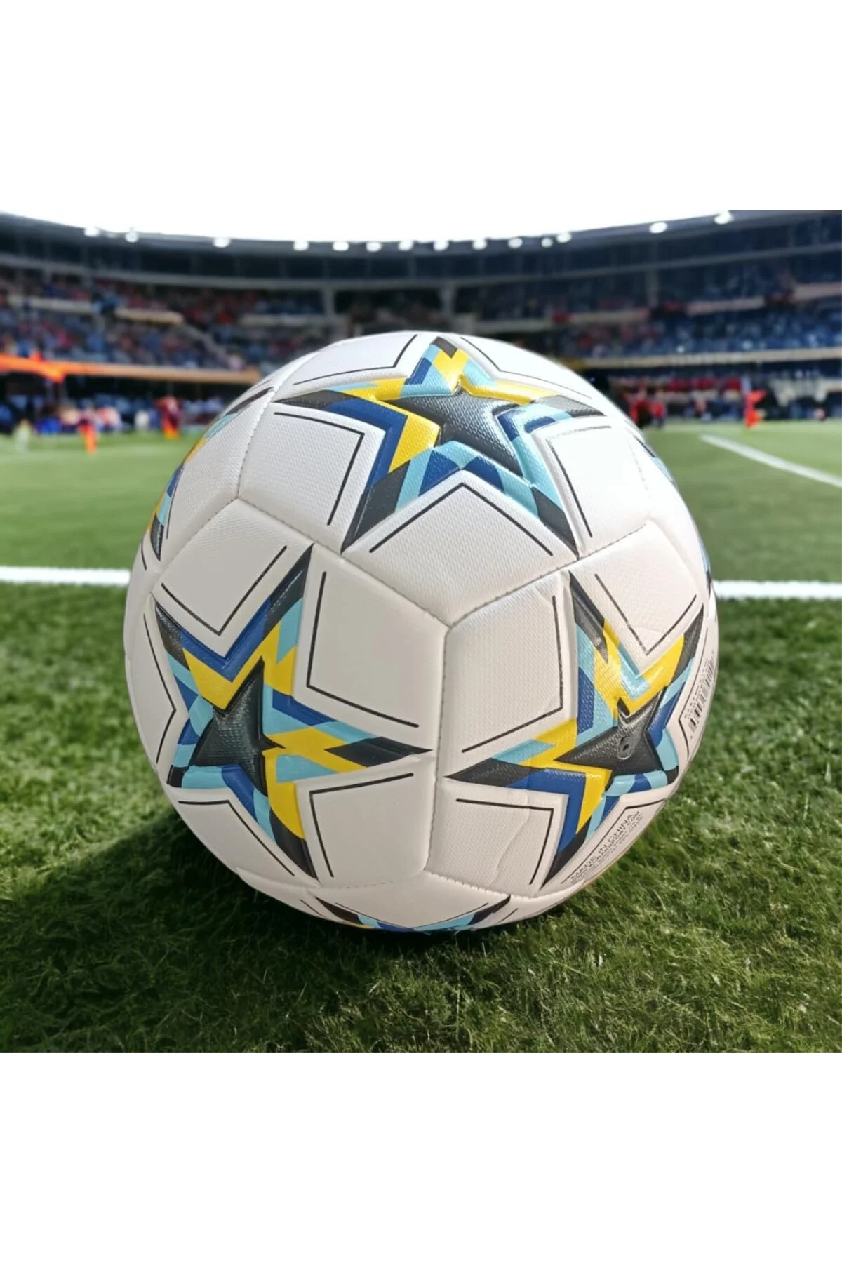 Şampiyonlar Ligi Kabartmalı Yüzey Futbol Topu Sert Zemin Halı Sah