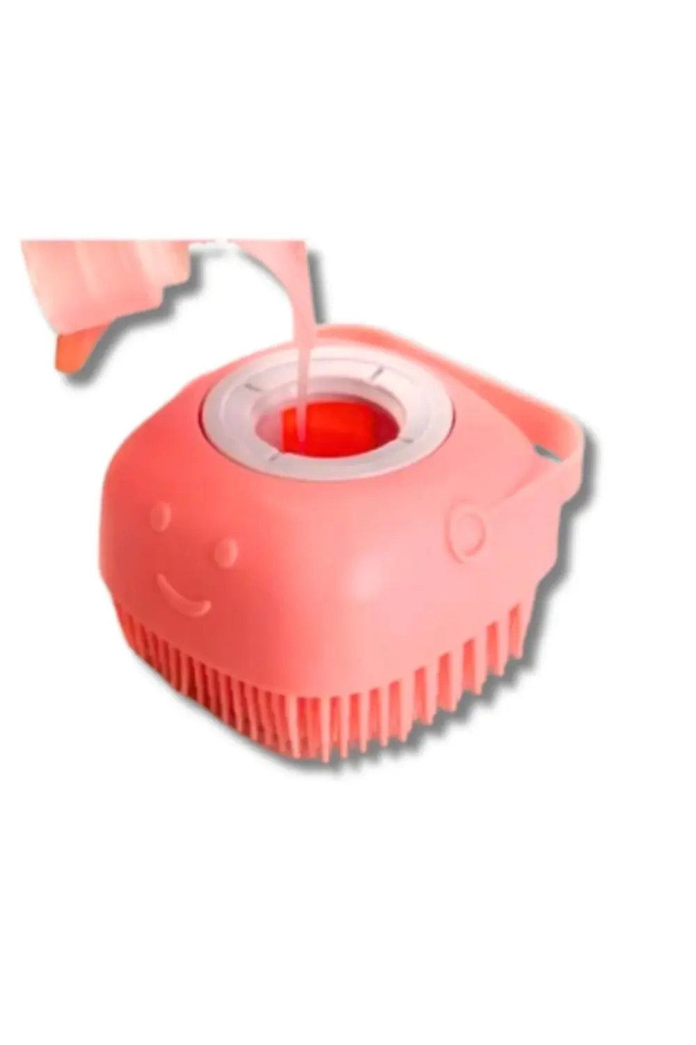 Şampuan Hazneli Kedi Köpek Yıkama Banyo Fırçası - Pratik Ve Kolay