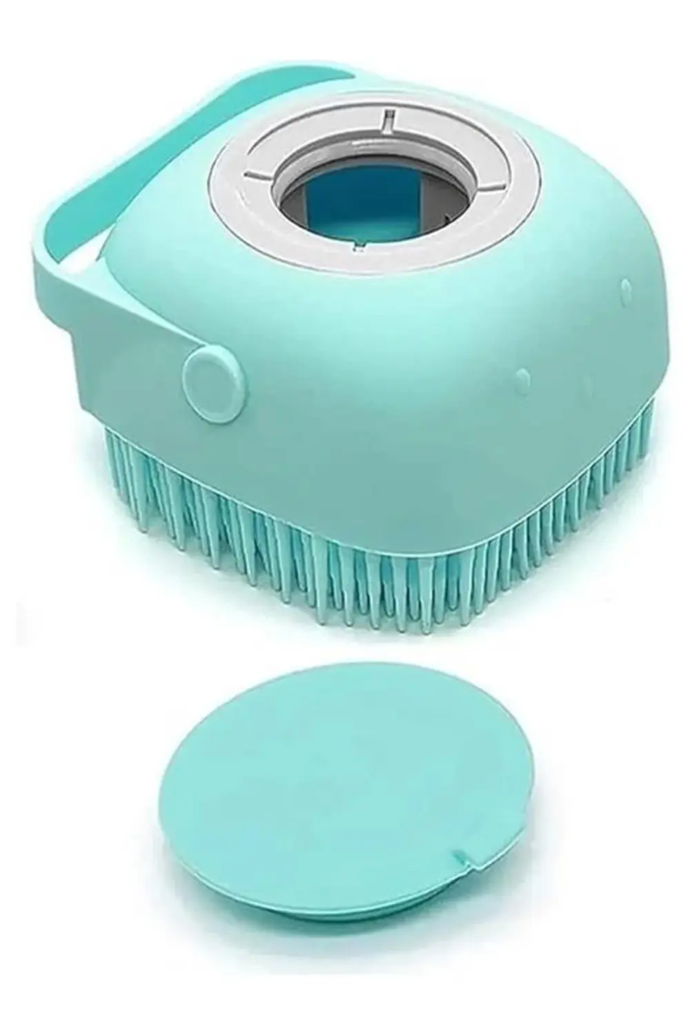 Şampuan Hazneli Kedi Ve Köpek Evcil Hayvan Yıkama Fırçası Silikon