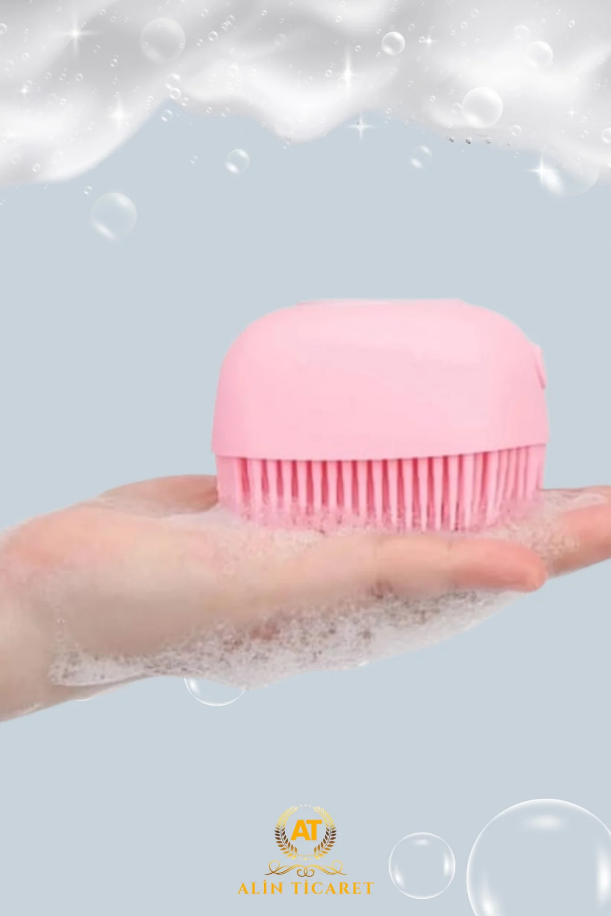 Şampuan Hazneli Silikon Peeling Duş Fırçası Pembe Fiyatı, Yorumları ve Özellikleri