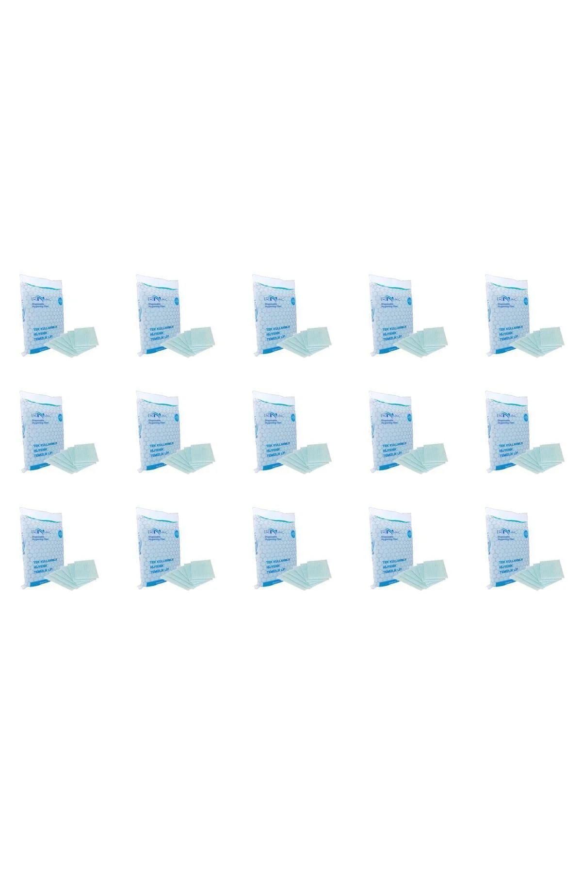 Şampuanlı Hasta Silme Vücut Temizleme Süngeri (300 Adetli)