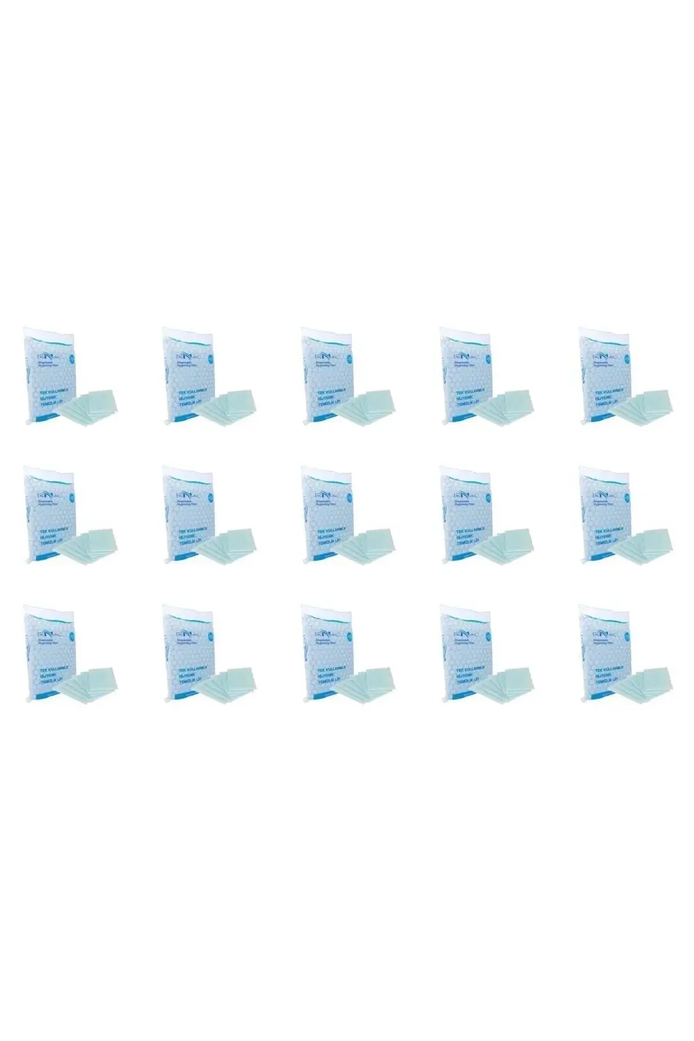 Şampuanlı Hasta Silme Vücut Temizleme Süngeri (300 Adetli)