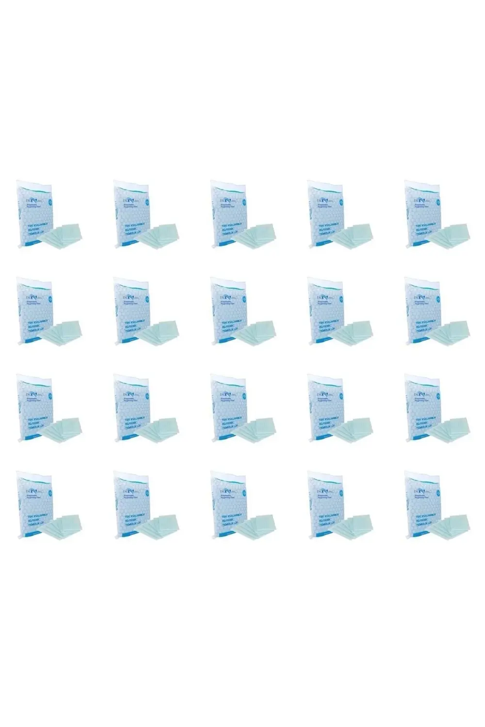 Şampuanlı Hasta Silme Vücut Temizleme Süngeri (400 Adetli)