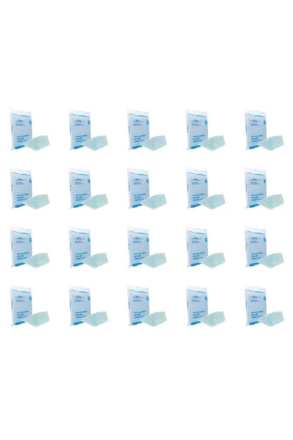 Şampuanlı Hasta Vücut Temizleme Süngeri 400 Adet