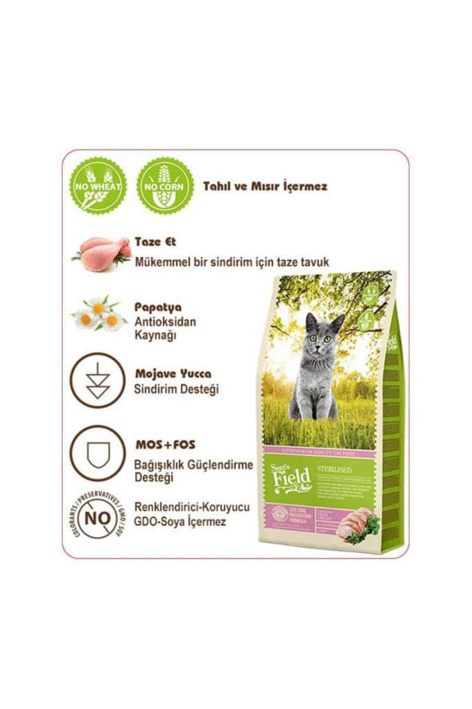 Sam´s Field Cat Sterilised 2,5 kg