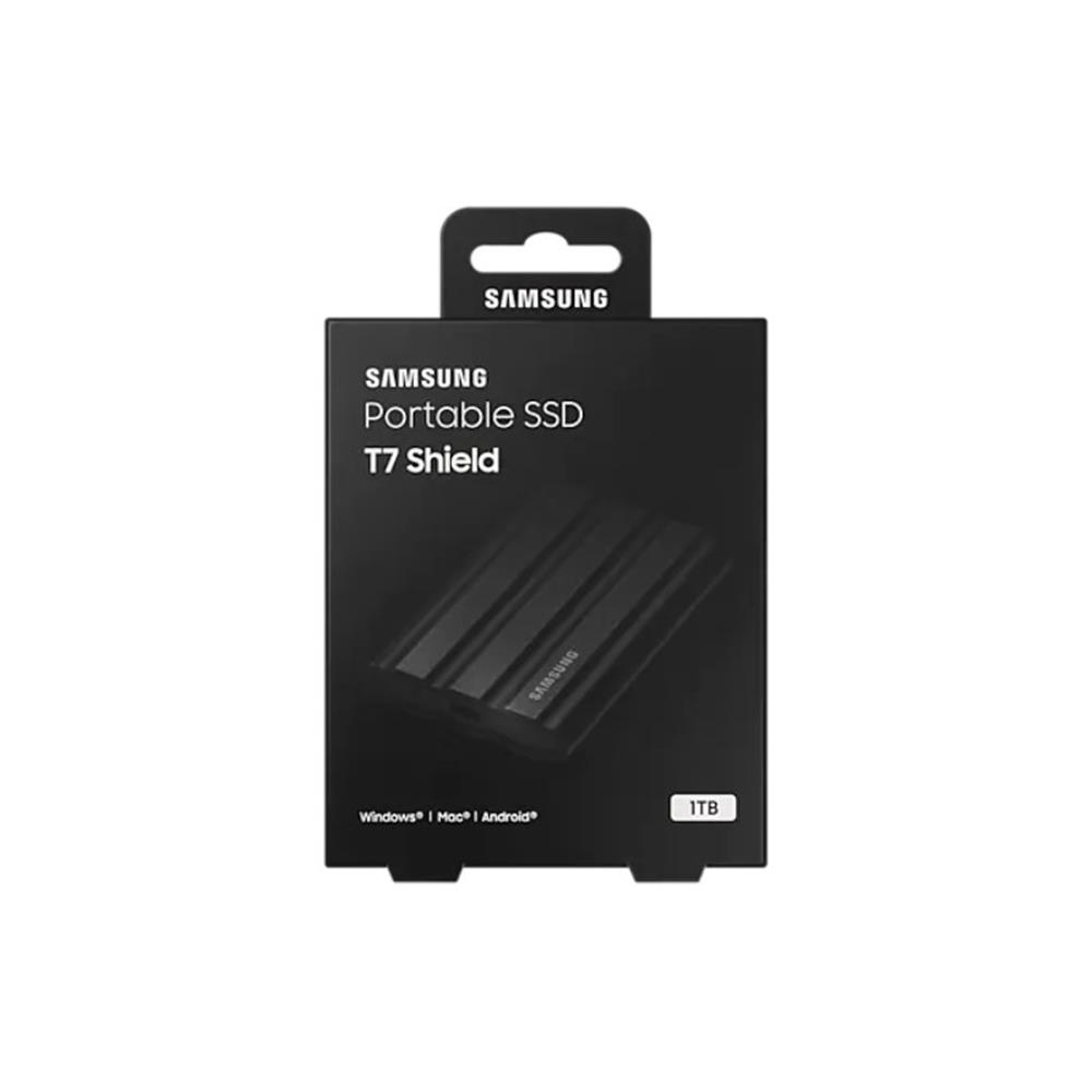 Samsung 1TB Samsung T7 Shield Usb 3.2 Taşınabilir SSD Siyah Disk