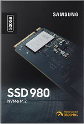 Samsung 500GB 980 M.2 2280 NVMe 3100MB- s 2600MB-s MZ-V8V500BW Ss