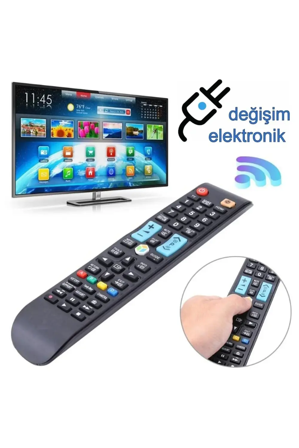 Samsung 55k6500 Smart Led Tv Kumandası