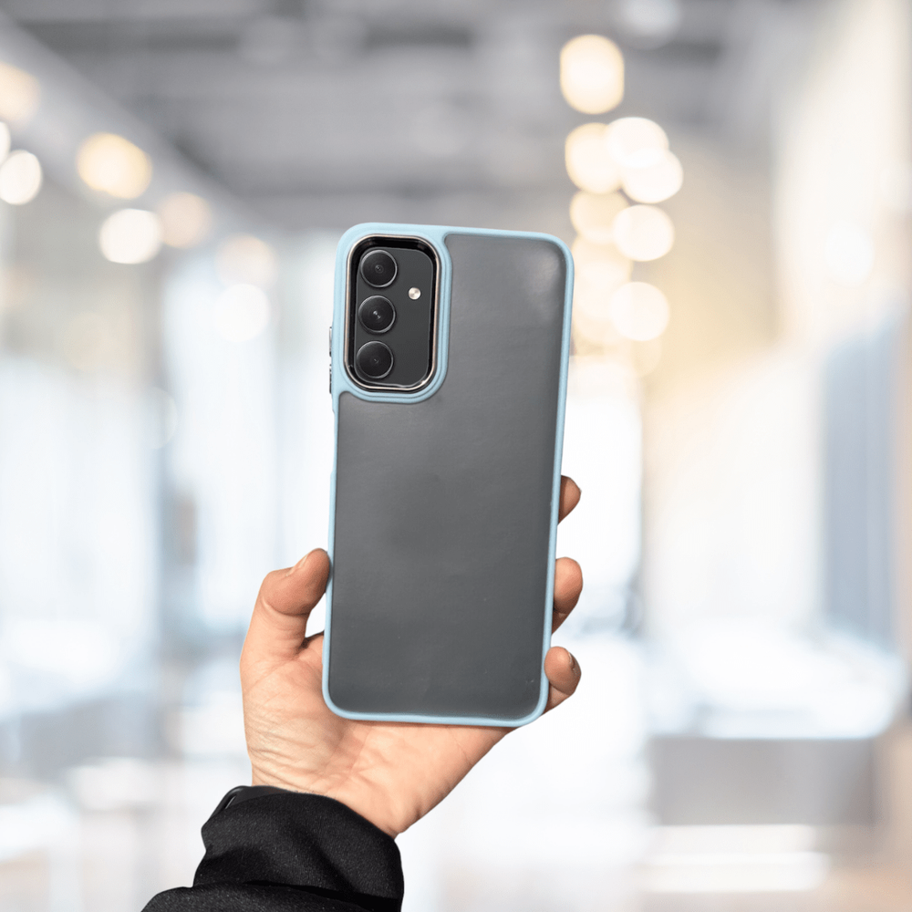 SAMSUNG A05 S  ARKASI BUZLU ŞEFFAF HASSAS DÜĞME KAMERA ÇIKINTILI 