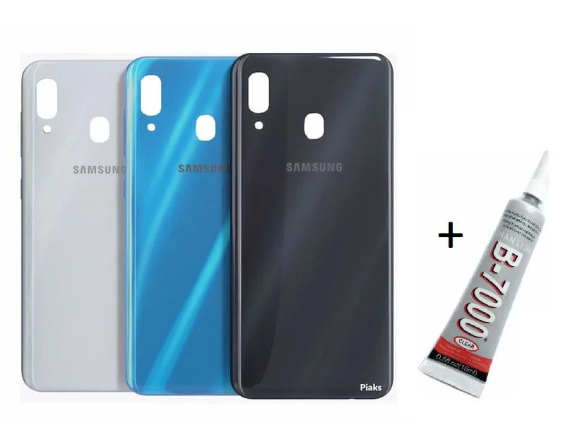 SAMSUNG A20 Arka Batarya Pil Kapağı MAVİ (B7000 15 SAMSUNG A20 Arka Batarya Pil Kapağı MAVİ (B7000 15
