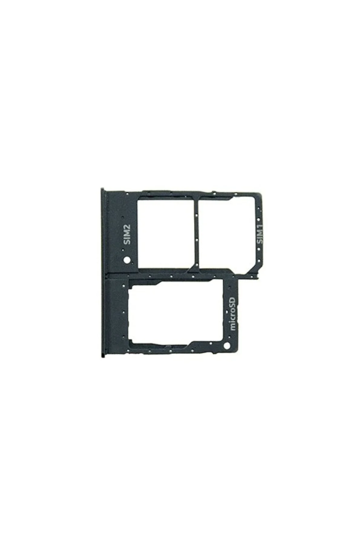 Samsung A20S Uyumlu Sim Kart Aparatı Sim Tepsisi Sim Kızağı Kırmızı