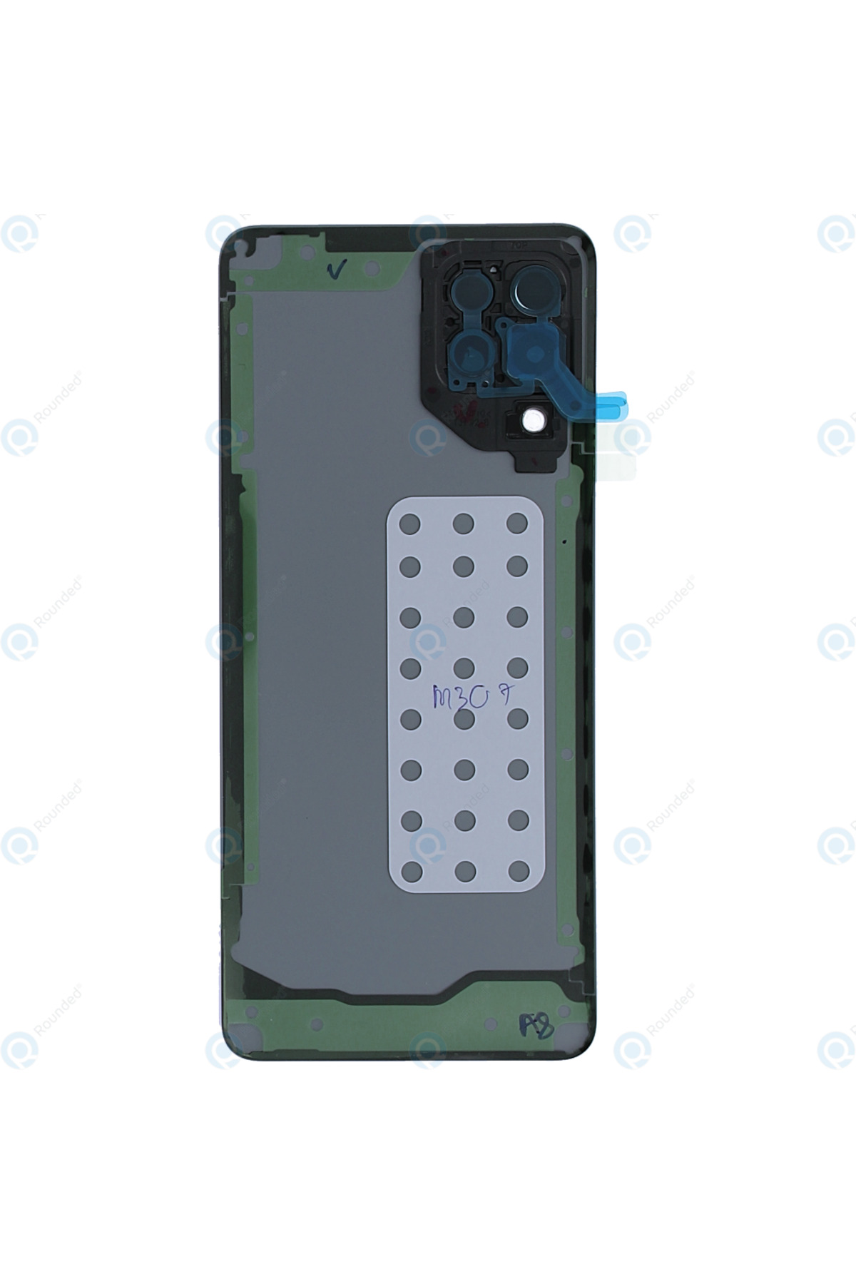 Samsung A22 4G Arka Pil Kapağı SM-A225F, LENS HARİÇ Siyah