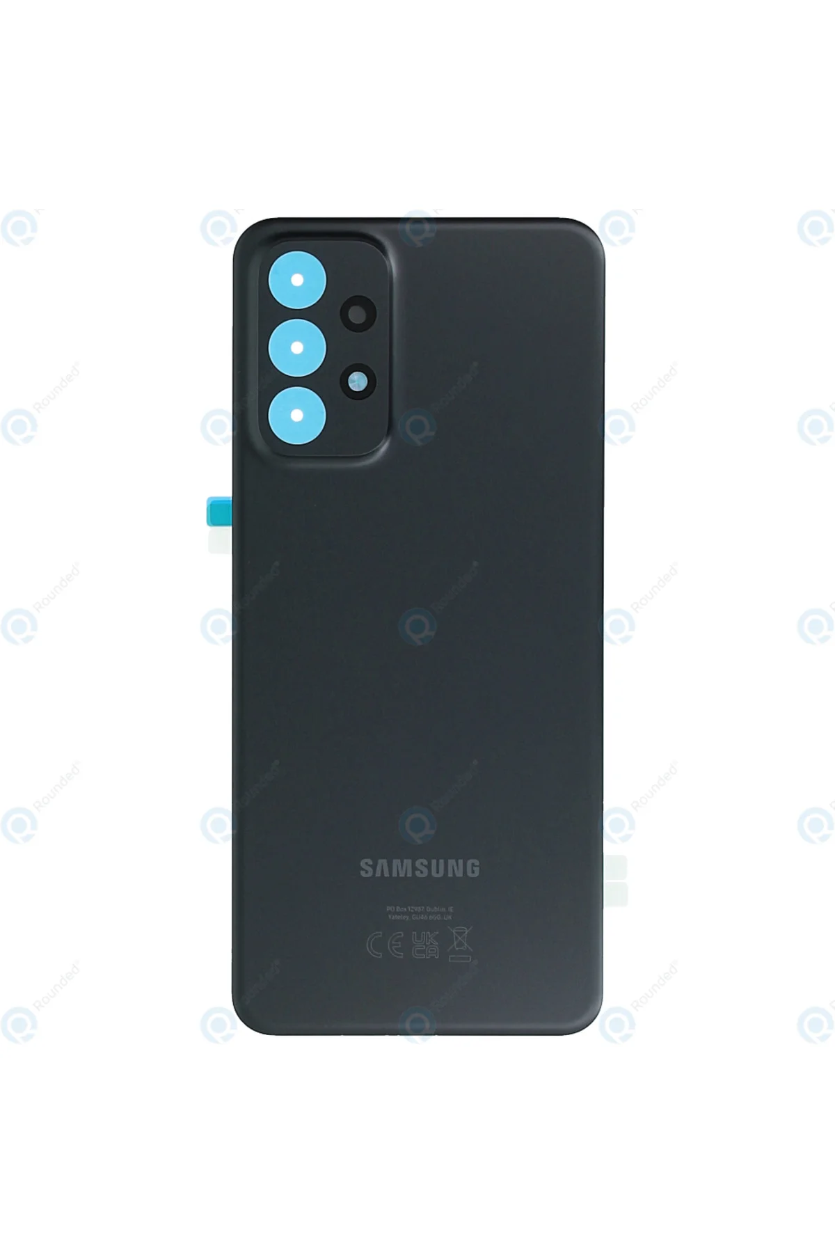 Samsung A23 Arka Pil Kapağı SM-A235F LENS HARİÇTİR. Siyah Samsung A23 Arka Pil Kapağı SM-A235F LENS HARİÇTİR. Siyah