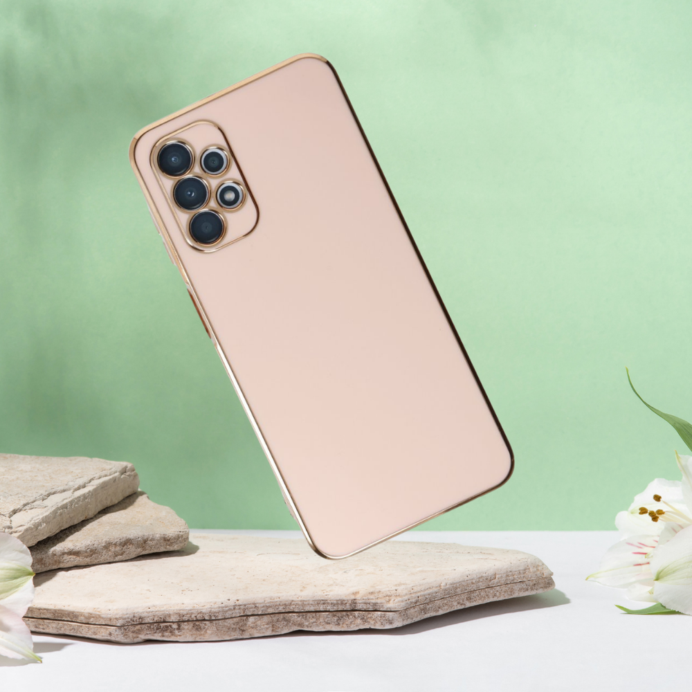 SAMSUNG A23  ŞANZELİZE KILIF ROSE GOLD
