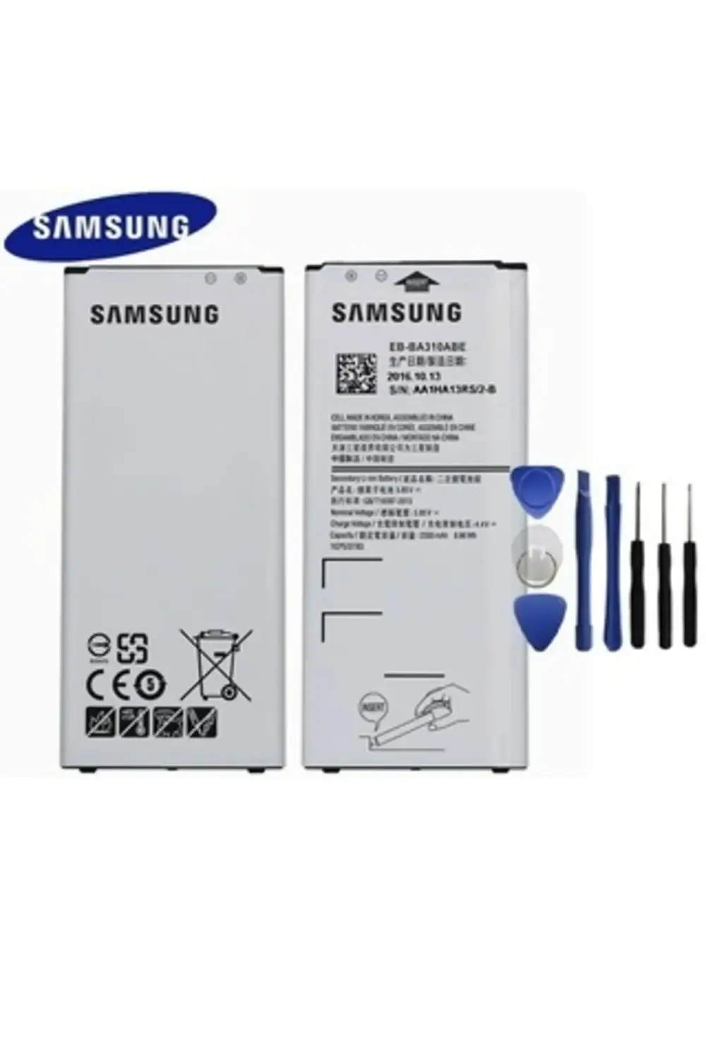 Samsung A3 A310 Pil Batarya Eb-ba310abe Tamir Seti