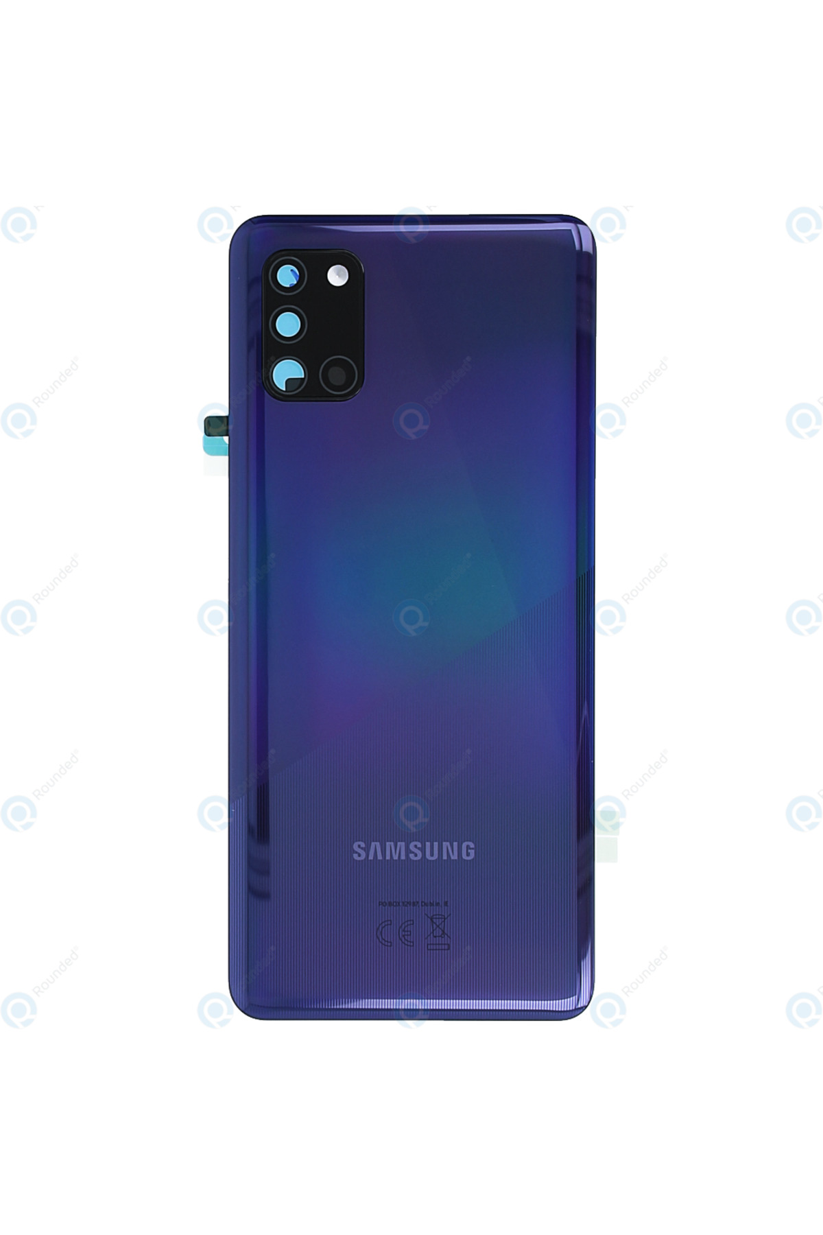 Samsung A31 Kasa Kapak SM-A315F + YAN TUŞLAR, Lens Hariç Mavi Samsung A31 Kasa Kapak SM-A315F + YAN TUŞLAR, Lens Hariç Mavi