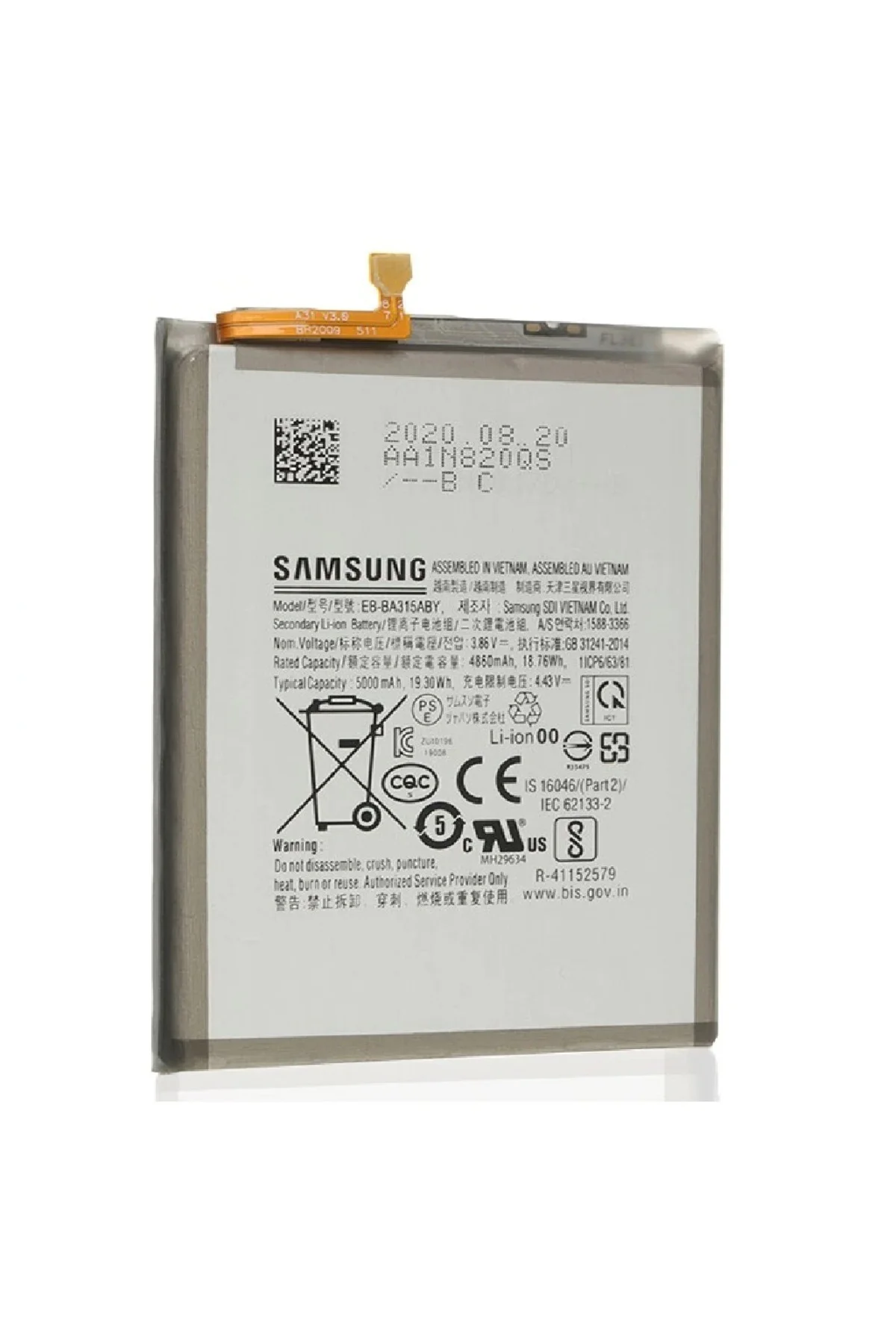 Samsung A31 SM-A315 Pil Batarya EB-BA315ABY 4860 mAh