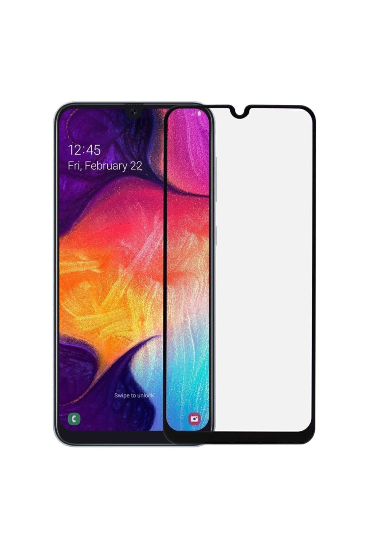 Samsung A50 Siyah Mat Seramik Ekran Koruyucu Parmak Izi Ve Hava K