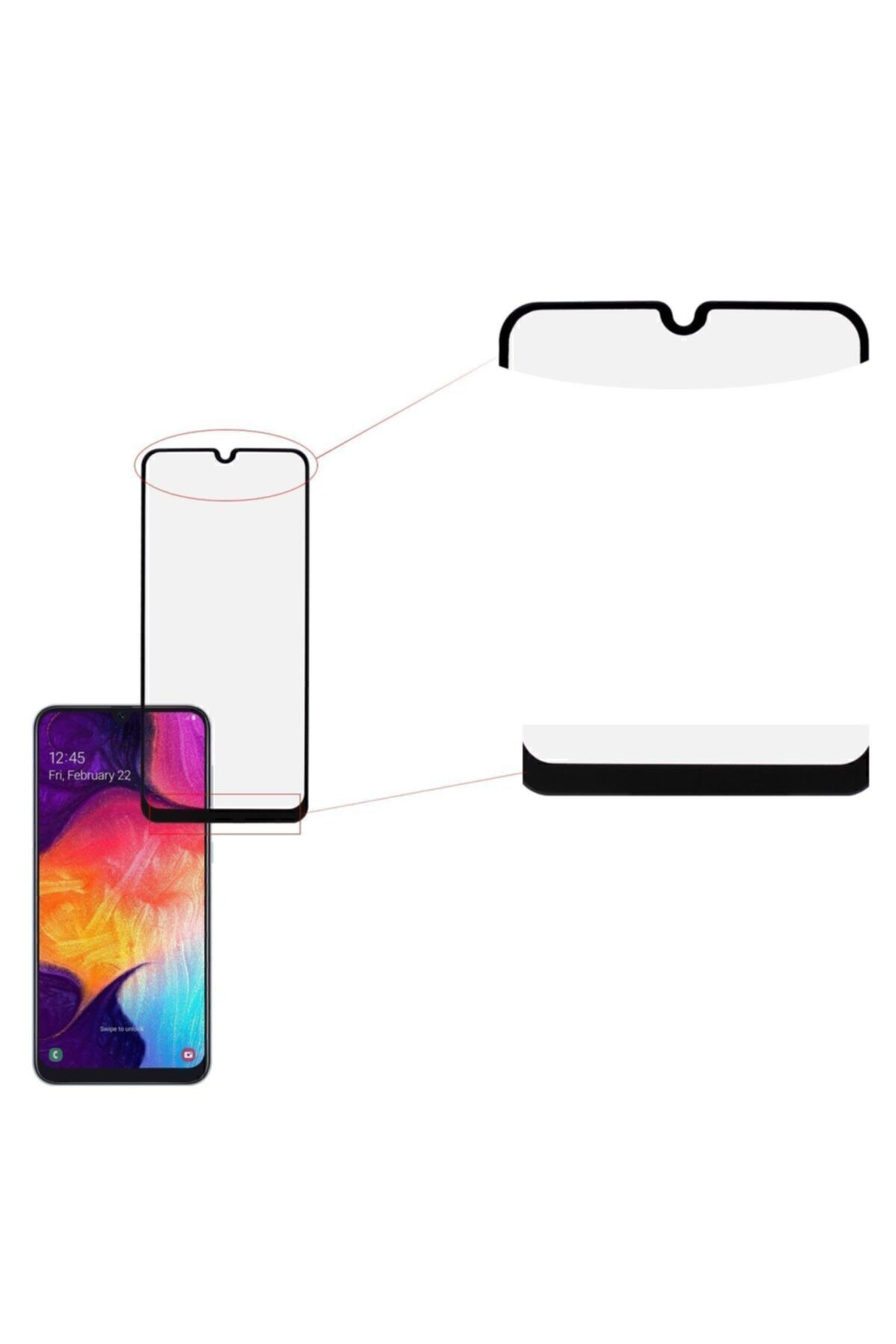Samsung A50 Siyah Mat Seramik Ekran Koruyucu Parmak Izi Ve Hava K
