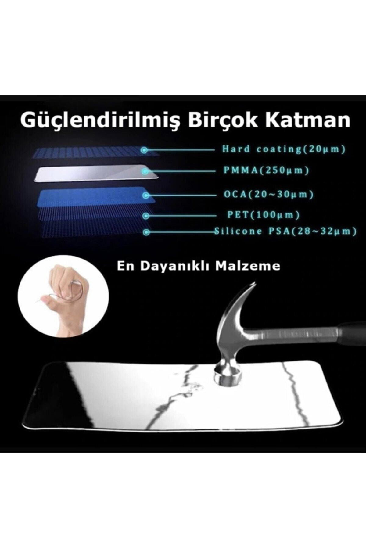 Samsung A50 Uyumlu Seramik Nano Esnek Tam Full Kaplayan Kırılmaz 
