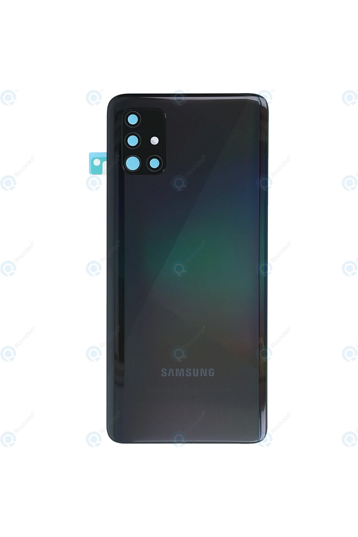 Samsung A51 LOGOLU Arka Pil Kapağı, LENS HARİÇ SM-A515F Siyah Samsung A51 LOGOLU Arka Pil Kapağı, LENS HARİÇ SM-A515F Siyah