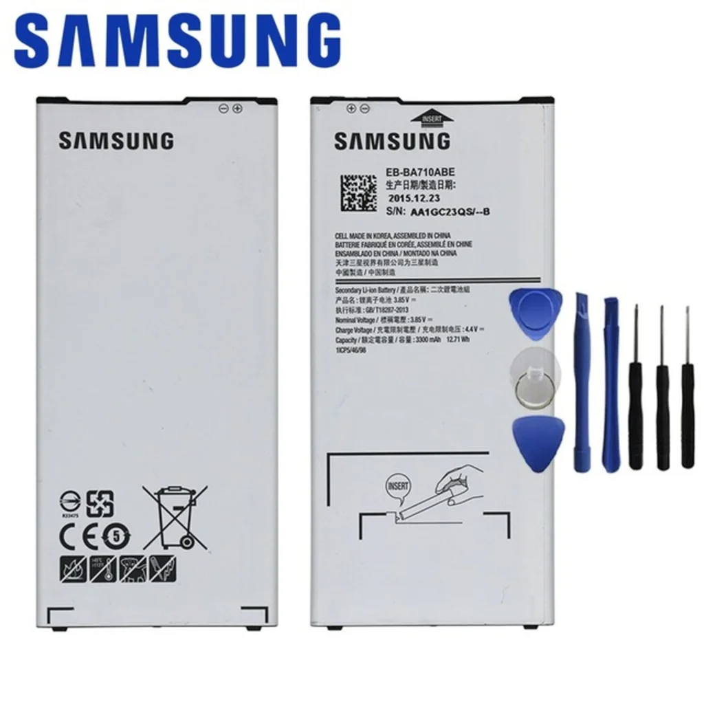 Samsung A7 A710 Pil Batarya Eb-Ba710Abe ve Tamir Seti Samsung A7 A710 Pil Batarya Eb-Ba710Abe ve Tamir Seti