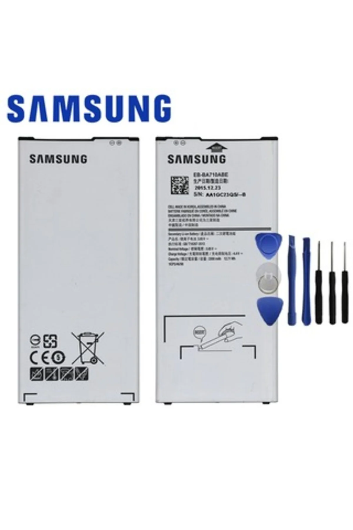 SAMSUNG A7 A710 PİL BATARYA EB-BA710ABE VE TAMİR SETİ