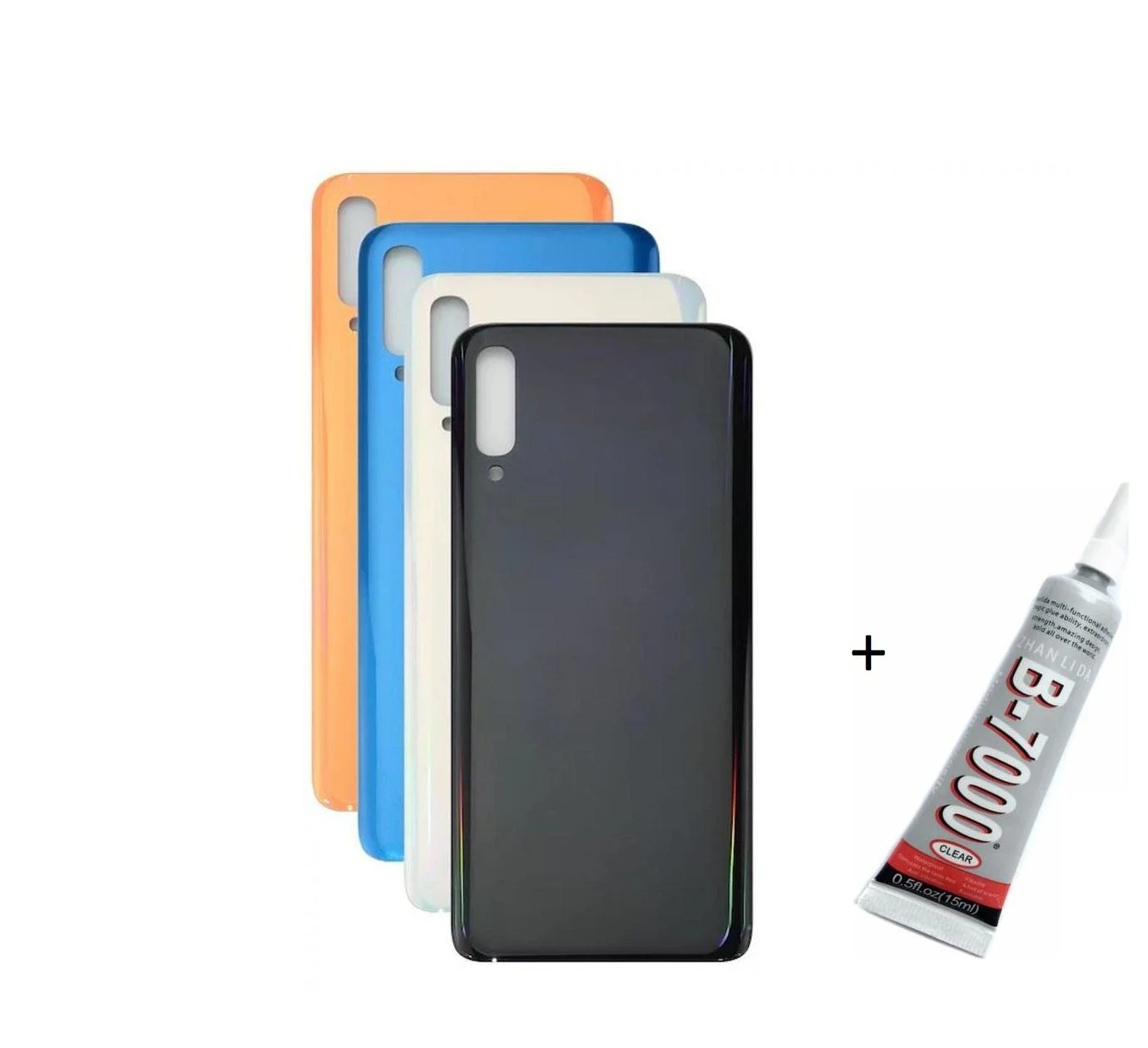 SAMSUNG A70 A705 Arka Batarya Pil Kapağı SİYAH (B7 SAMSUNG A70 A705 Arka Batarya Pil Kapağı SİYAH (B7