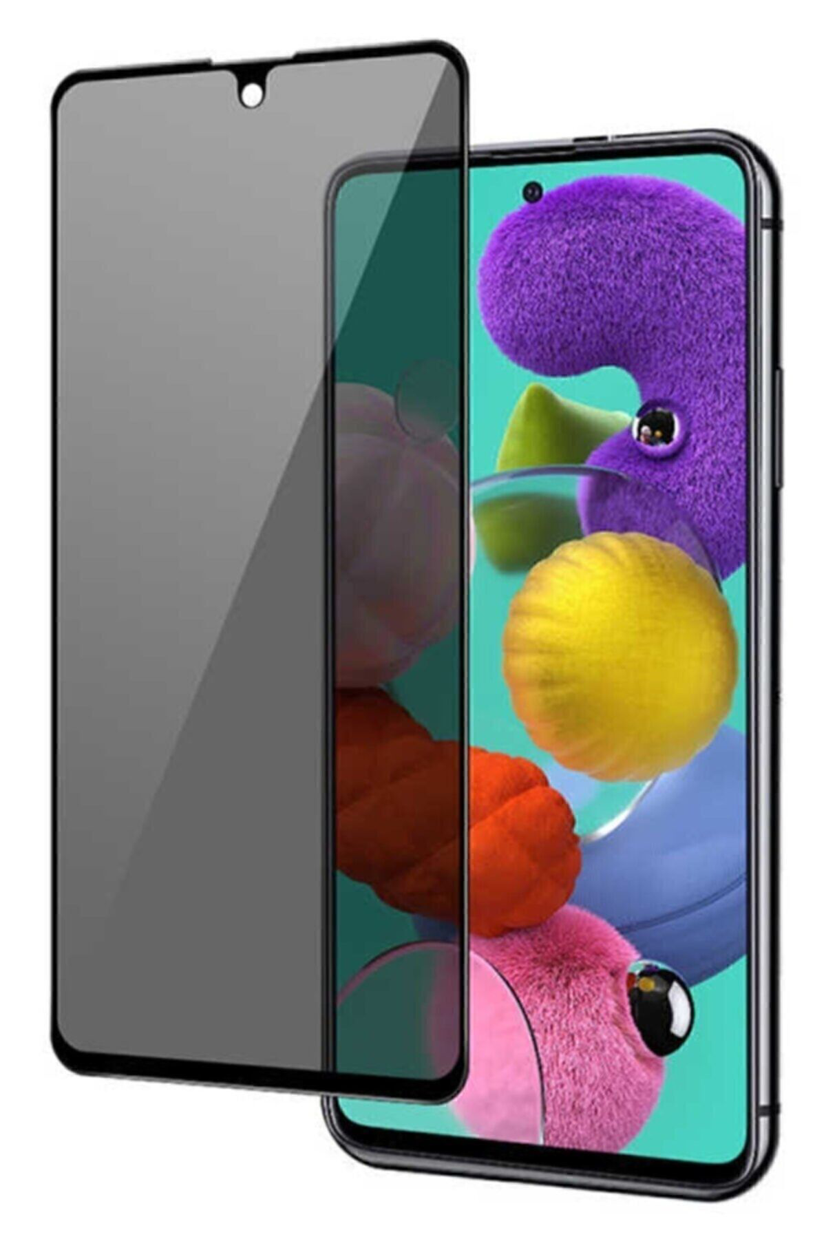 Samsung A71/m51 Hayalet Gizlilik Filtreli Cam Ekran Koruyucu