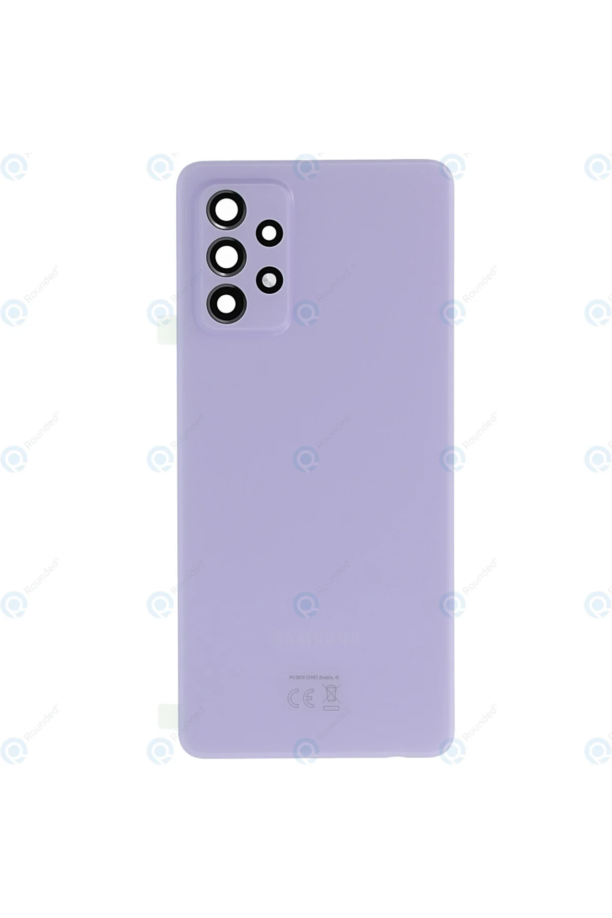 Samsung A72 Arka Pil Kapağı SM-A725F LENS HARİÇ Eflatun Samsung A72 Arka Pil Kapağı SM-A725F LENS HARİÇ Eflatun