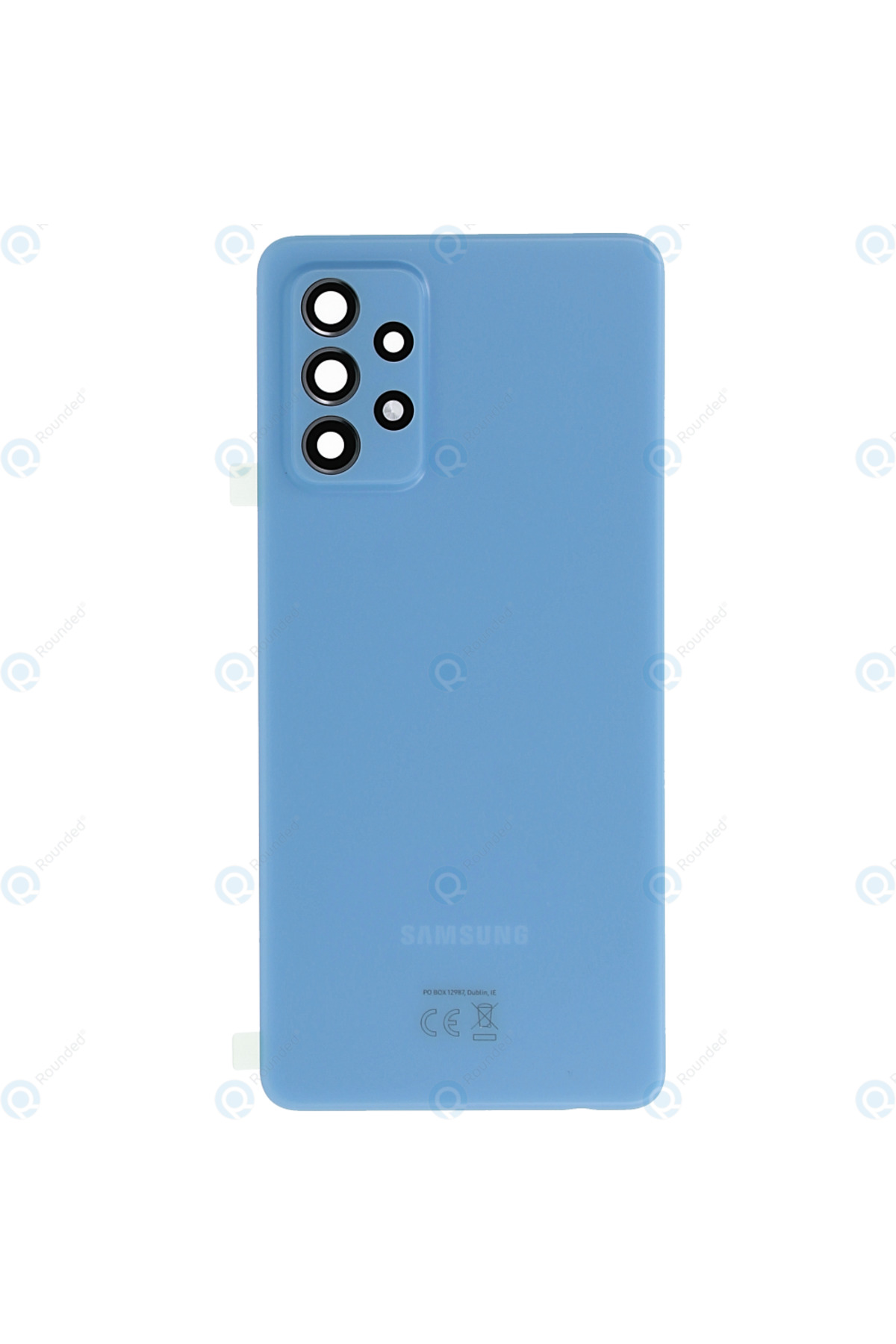 Samsung A72 Arka Pil Kapağı SM-A725F LENS HARİÇ Mavi