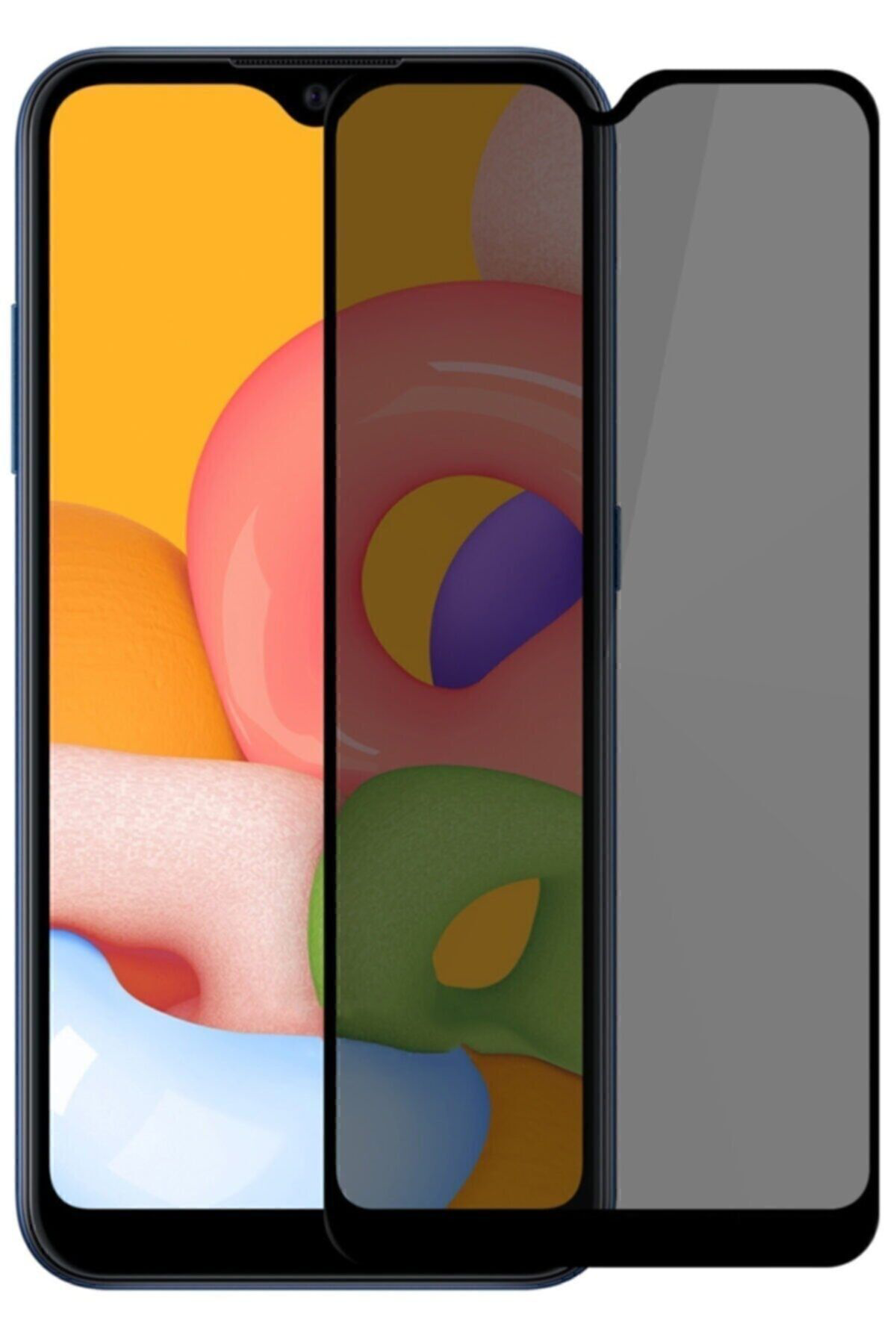 Samsung A72 Hayalet Gizlilik Filtreli Cam Ekran Koruyucu