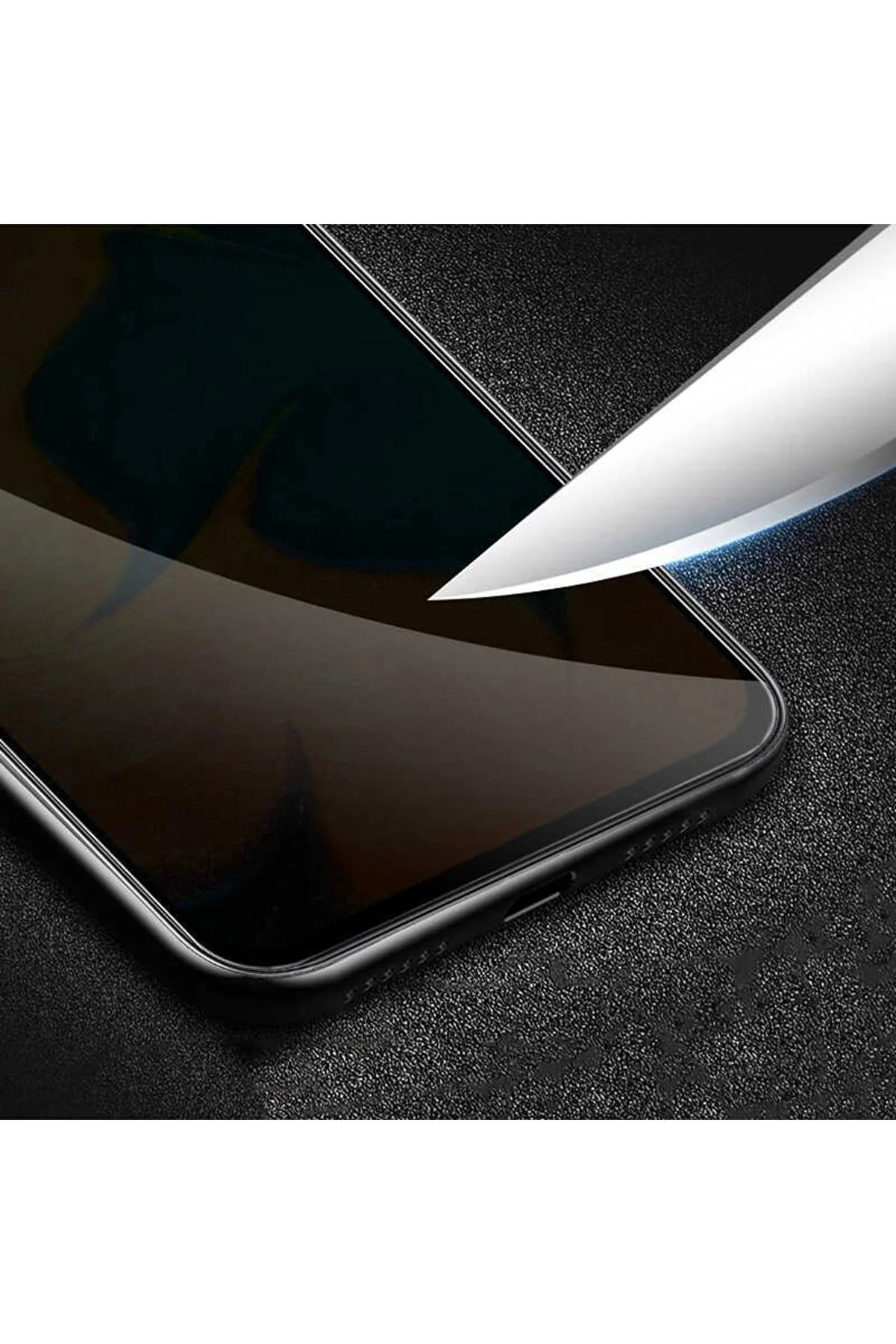 Samsung A72 Uyumlu Hayalet Ekran Gizli Tam Kaplayan Kırılmaz Cam 