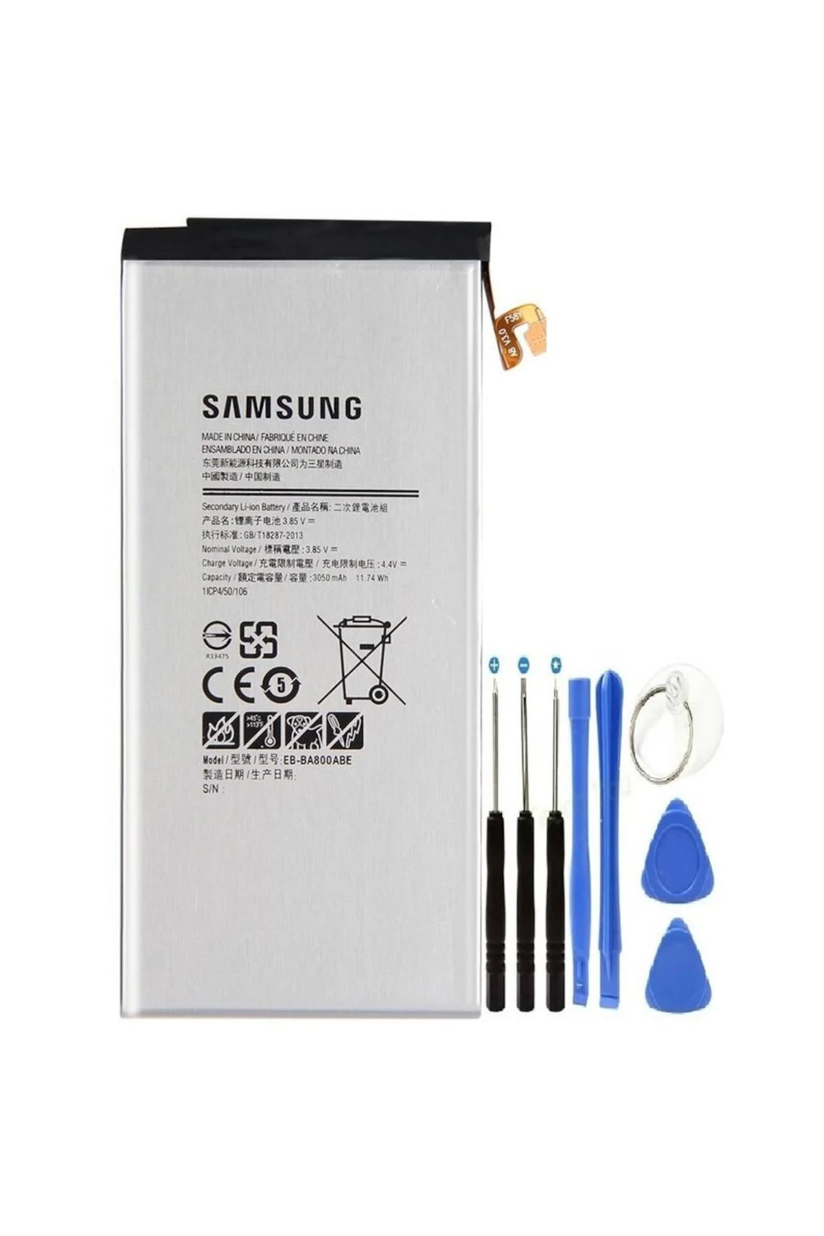 Samsung A8 A800 Uyumlu Pil Batarya + Tamir Seti 3050 Mah