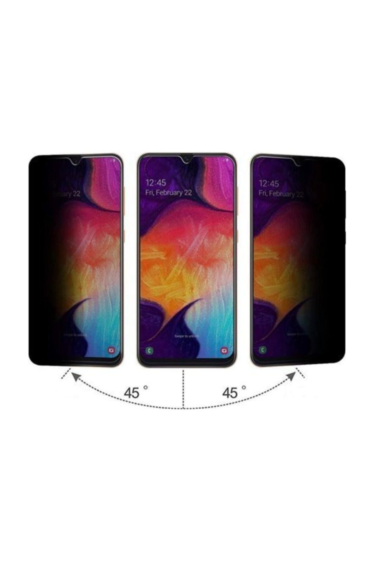 Mcasering Samsung A80 Ekran Koruyucu Privacy Gizlilik Filtreli Hayalet Cam