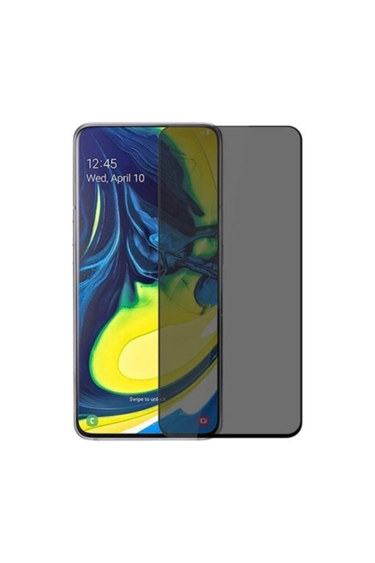 Mcasering Samsung A80 Ekran Koruyucu Privacy Gizlilik Filtreli Hayalet Cam