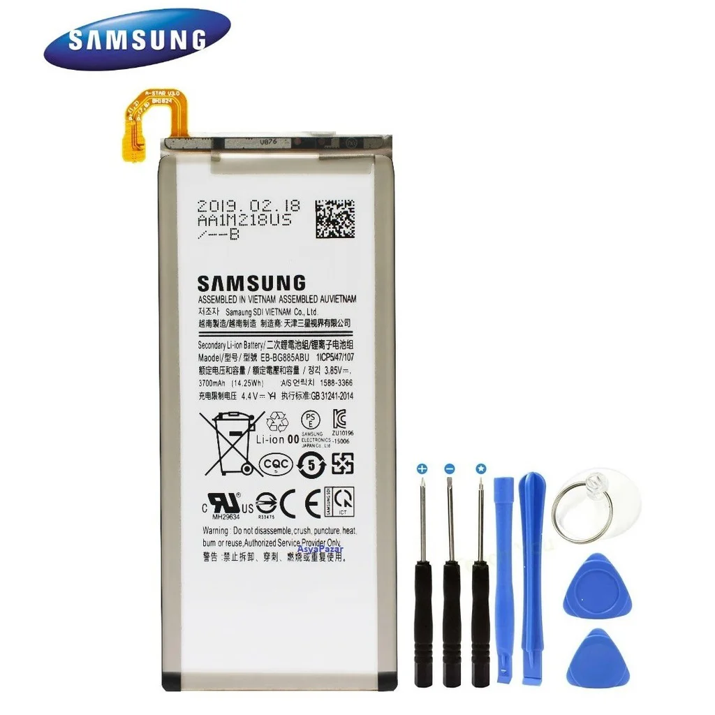 Samsung A8S / A9S Pil Batarya Eb-Bg885Abu Servis Pil