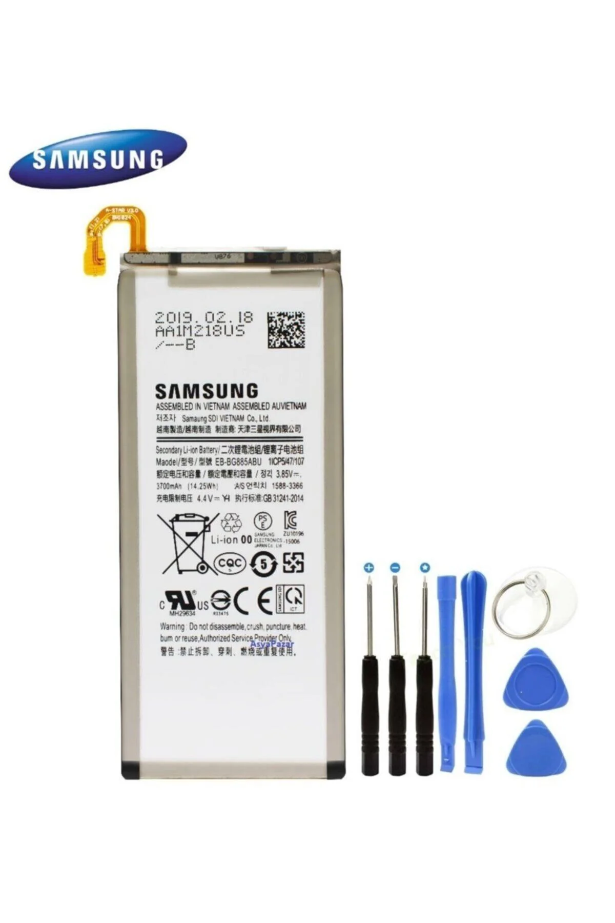 Samsung A8s / A9s Pil Batarya Eb-bg885abu Servis Pil