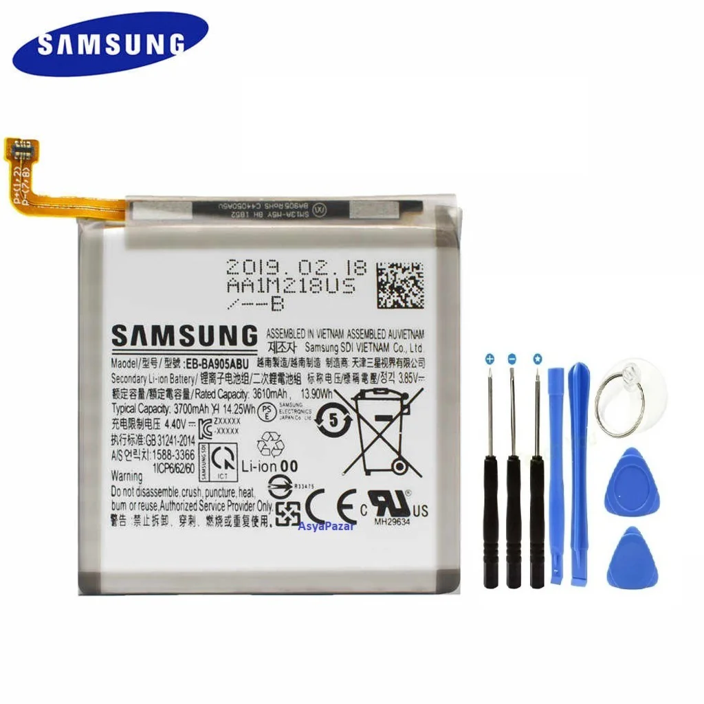 Samsung A90 Pil Batarya Eb-Ba905Abu ve Tamir Seti 3700 Mah