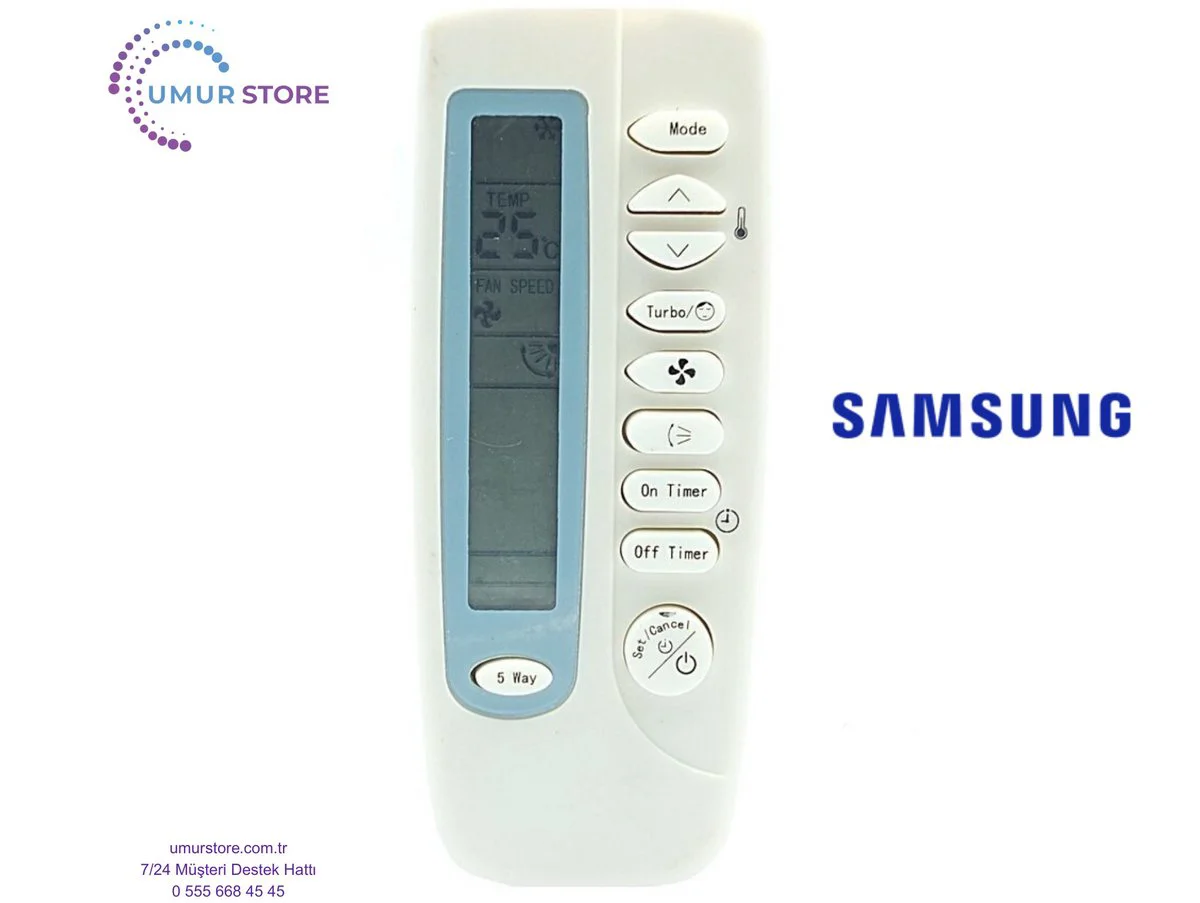 Samsung AQV24NSGN Uyumlu Klima Kumandası Samsung AQV24NSGN Uyumlu Klima Kumandası