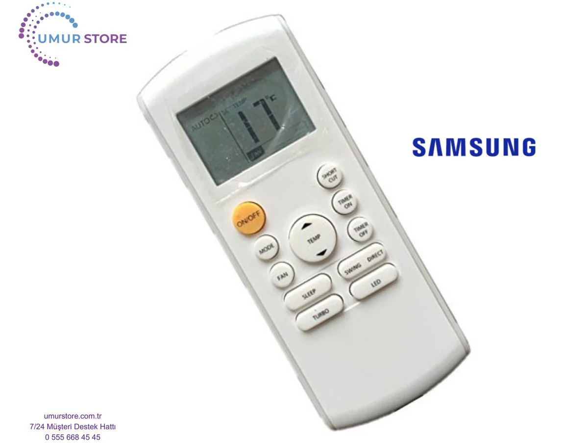 Samsung AR09TXHQBWK/SK AR500H Uyumlu Klima Kumandası