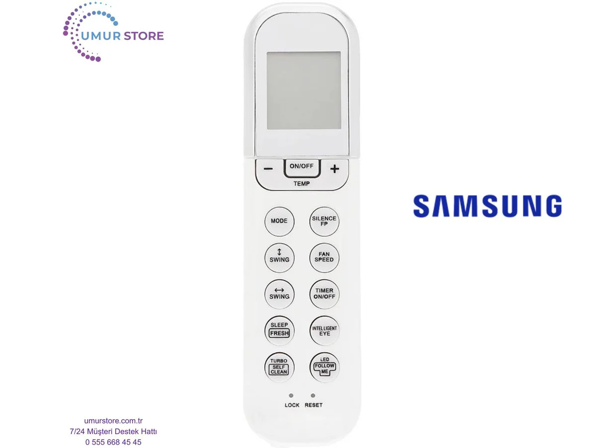 Samsung AR12TXHQBWK İnverter Uyumlu Klima Kumandası